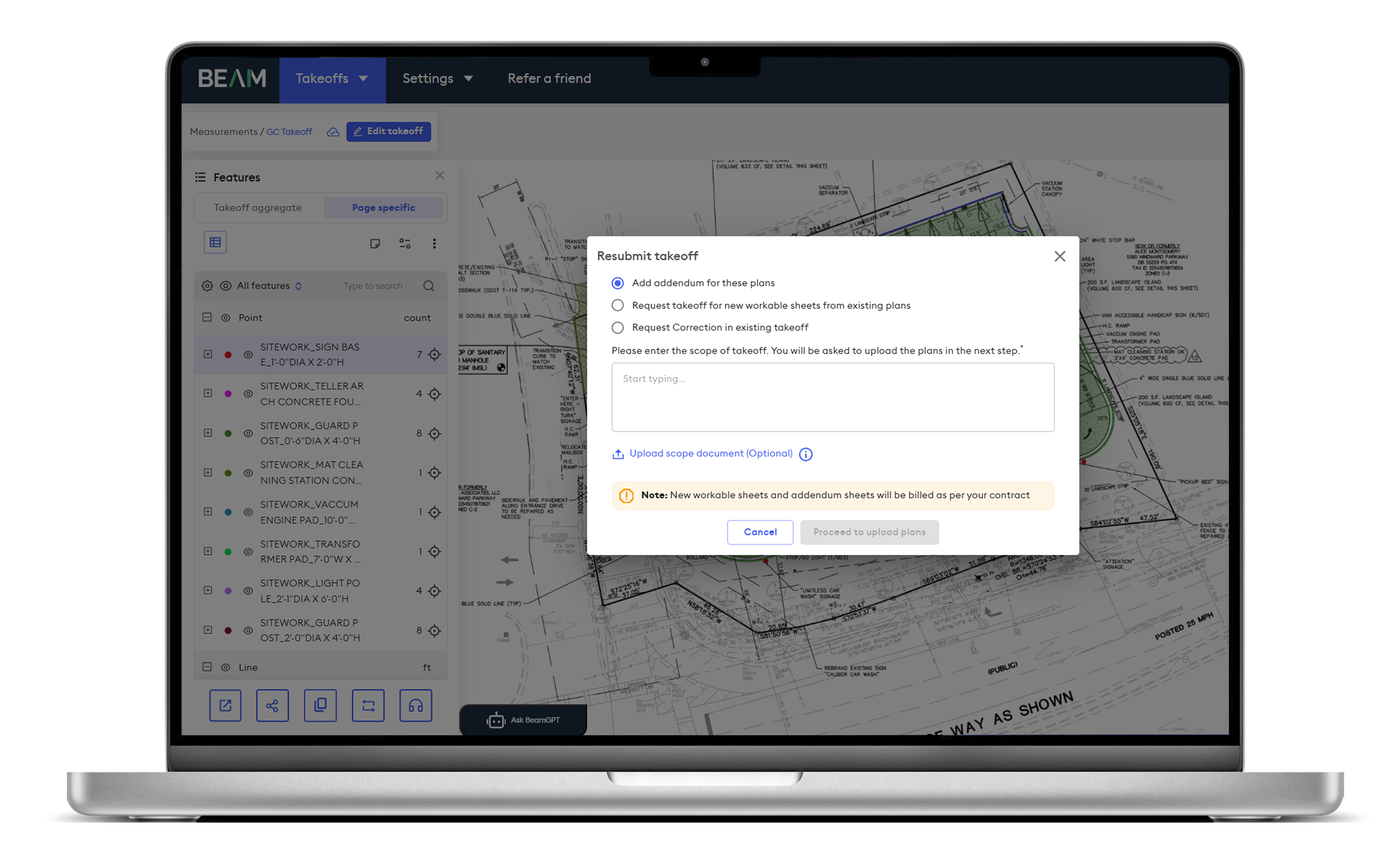 screenshot of Beam AI